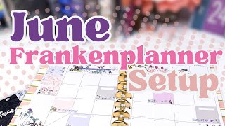 June 2024 Frankenplanner Setup Classic Happy Planner [upl. by Edlun223]