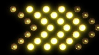 Floodlights Flashing Lights Animated Background Video [upl. by Nairot]