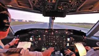 Dash 8300 Takeoff amp Landing [upl. by Inoj]