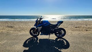 Sunset Cruise On PCH Oceanview With Suzuki Gsxs1000 And Yamaha Mt09 [upl. by Moreville]