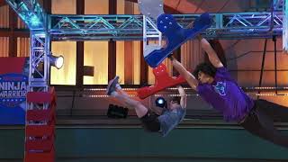 Josiah Pippel vs Noah Meunier  Safety Pass Race  American Ninja Warrior Season 15 [upl. by Lien]