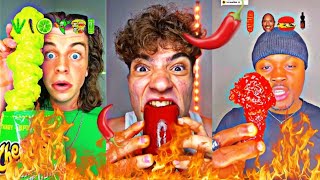 🥵🌶 EXTREME Spicy Food TikTok Compilation 28🥵🌶 [upl. by Aidroc]