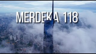 Above clouds  PNB Merdeka 118  Cinematic Aerial Shots [upl. by Norel]