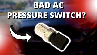 SYMPTOMS OF A BAD AC PRESSURE SWITCH [upl. by Evreh]