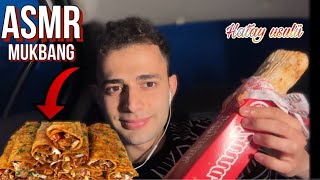 🌯 BOL SOSLU HATAY USULÜ DÖNER YEMEK ASMR TÜRKÇE [upl. by Delogu963]