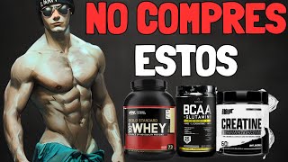 PEORES Y MEJORES SUPLEMENTOS PARA AUMENTAR MASA MUSCULAR [upl. by Wernher]