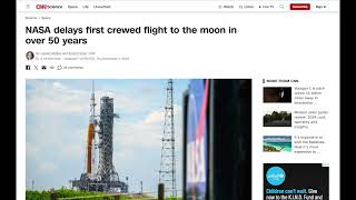 Completely Unexpected Breaking News Artemis Moon Project Delayed [upl. by Yorle228]