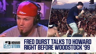 Fred Durst Stops by the Stern Show Before Woodstock ’99 [upl. by Boru]