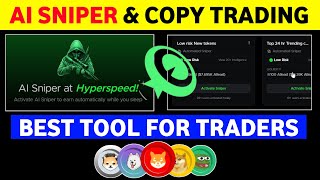 AI Sniper  auto buy amp sell and Copy Trading  Best Tool for solana Meme Coin trading [upl. by Lenra]