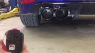 AWE Tuning Switchpath exhaust and wireless remote setup on MK7 Golf R [upl. by Lombardo]