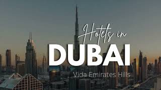 VIDA EMIRATES HILLS REVIEW ROOMampPOOLBEST HOTEL RESIDENTS IN DUBAILUXURY STAY IN DUBAI [upl. by Denoting]