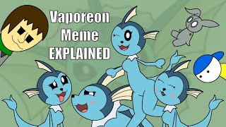 The Vaporeon Meme EXPLAINED Animated  Better Version [upl. by Annaoy722]