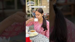 Jaipur’s most peaceful cafe 😍 jaipur idli sandwich tea cosyvibes foodie youtubeshort viral [upl. by Onyx51]