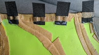 How to attach straps velcro and elastics to worbla [upl. by Irafat467]