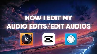 HOW TO MAKE AN AUDIO EDIT ON ANDROIDIOS  TUTORIAL [upl. by Antin]