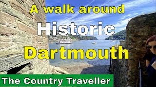 A walk around Historic Dartmouth in South Devon historicdartmouth [upl. by Akinom]