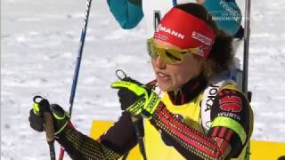 Damen Massenstart Biathlon WM 2017 HochfilzenHD [upl. by Inna]