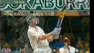 Massive six by Brett Lee at the Gabba 0506 [upl. by Nihahs]