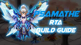 Psamathe RTA Build Guide Rei Fada de Água  Replay RTA Summoners War [upl. by Fernand]