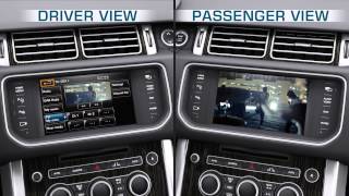 How to  Range Rover 2013  Vehicle feature Dual View Screen [upl. by Locklin]