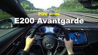 2024 Mercedes Benz E200 AVANTGARDE POV drive [upl. by Frangos]