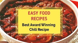 Best Award Winning Chili Recipe [upl. by Alphonse111]