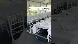 Outdoor restaurant tent [upl. by Shell929]