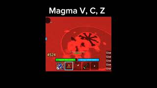 OP 1 shot easy magma combo bloxfruitscombos bloxfruits [upl. by Lorant]