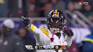 Pickens pins ball to thigh on ridiculous 31yard snag [upl. by Bernetta]