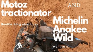 motoz rallz michelin anakee wild review [upl. by Ahsirhcal]