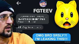 I EXPOSED FGTEEV IN 4K WITH LEAKED DMS [upl. by Ayekram950]