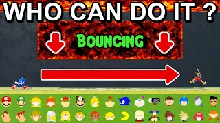 Who Can Make It Bouncing Lava Block  Super Smash Bros Ultimate [upl. by Inafetse]