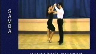 Samba dance steps 02 Reverse basic movement [upl. by Coreen]