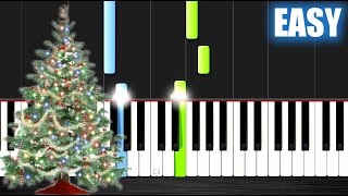 O Christmas Tree  EASY Piano Tutorial by PlutaX [upl. by Ernesta929]