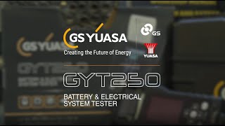 The GYT250 Battery amp Electrical System Tester from GS Yuasa [upl. by Leoine]