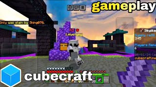 SkyWars CubeCraft gameplay minecraft PE🔥 DawzayYT⚡ [upl. by Ahsielat]