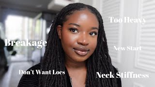 I’m COMBING out my locs …  GRWM Chit Chat [upl. by Nylssej916]