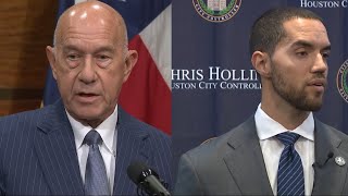 Houston mayor calls out city controller over pay to play design of upcoming conference [upl. by Adyela]