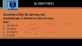 Brachytherapy dose rates [upl. by Onid564]