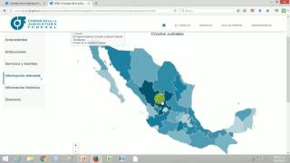 Como se integran los circuitos judiciales en el territorio Nacional México [upl. by Matlick]