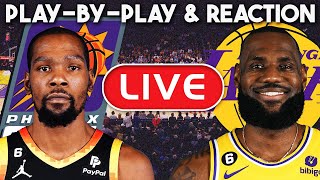 Los Angeles Lakers vs Phoenix Suns LIVE PlayByPlay amp Reaction [upl. by Antonetta]