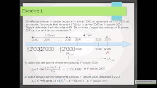 Mathématiques financières  24  annuités exercices corrigés [upl. by Rog]