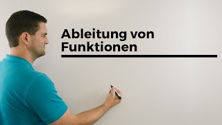 Ableitung von Funktionen Ableiten mehrere Beispiele Differenzieren  Mathe by Daniel Jung [upl. by Midis699]