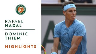 Rafael Nadal vs Dominic Thiem  Final Highlights I RolandGarros 2018 [upl. by Alodi]