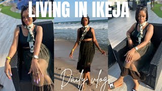 Living In Ikeja  Skincare Routine  Paradise Beach Hangout  Ferries Wheel Ride  2024 Vlogs [upl. by Materi]