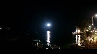 Skiathos Airport Night time Landing Spectacular and Spooky [upl. by Malo]