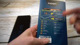 Spigen GLAStR Nano Liquid With Application On Galaxy S9 Check back for updates [upl. by Ahsenet]