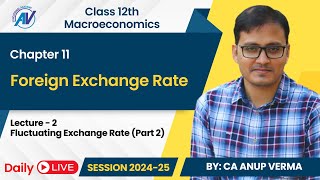 Fluctuating Exchange Rate Part 2  Foreign Exchange Rate  Class 12th Macroeconomics  Lecture 2 [upl. by Rattan]