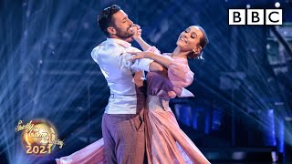 Rose AylingEllis and Giovanni Pernice Waltz to How Long Will I Love You ✨ BBC Strictly 2021 [upl. by Ellevehs]