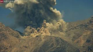 Nov 5 2024 Semeru Volcano Eruption Caught on Camera [upl. by Erusaert]